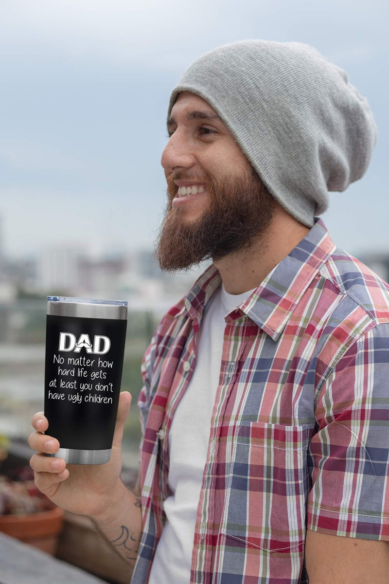 NewEleven 20 Oz Tumbler - Gifts for Dad from Kids - Dad Birthday Gift - Gifts for Father from Daughter/Son - Father Mug - Christmas/Birthday/Anniversary/Fathers Day - Image 5